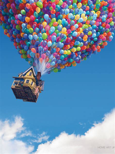 UP PIXAR BALLOONS MOVIE POSTER FILM A4 A3 ART PRINT CINEMA | eBay