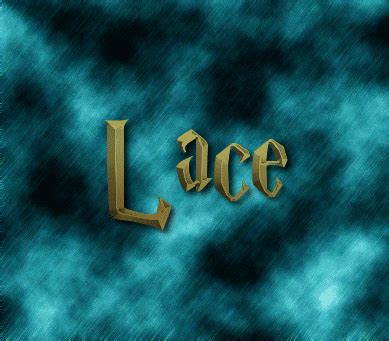 Lace شعار | اسم أداة تصميم مجانية من النص المشتعلة