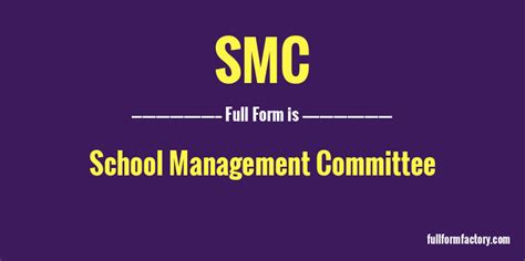 SMC Full Form & Meaning - Full Form Factory