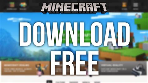 How to Download Minecraft for Free! - YouTube