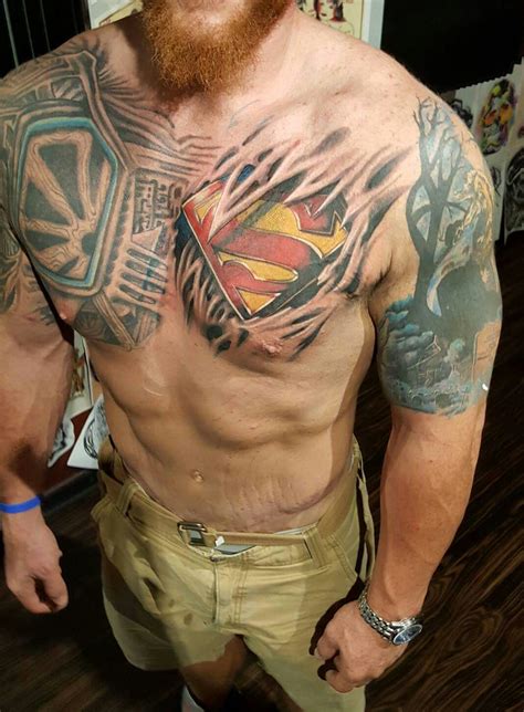 Superman Chest Tattoo • Arm Tattoo Sites