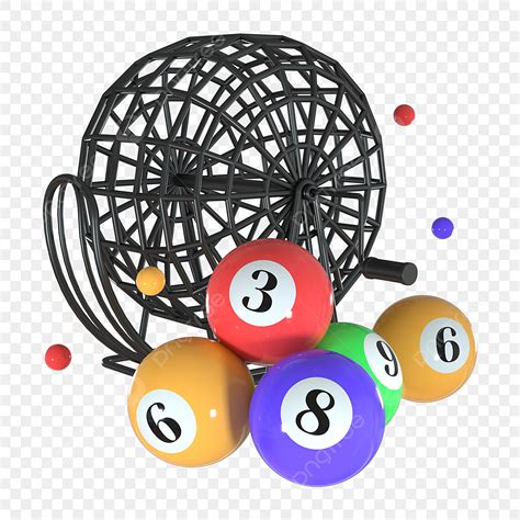 Bingo Balls Clipart Vector, 3d Colorful Bingo Ball Lotto Machine, Bingo, Color, Ball PNG Image ...