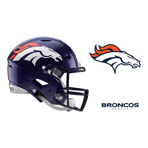 Denver Broncos: 2022 Helmet - Officially Licensed NFL Removable Adhesi ...