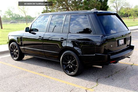 2008 Black Range Rover Supercharged