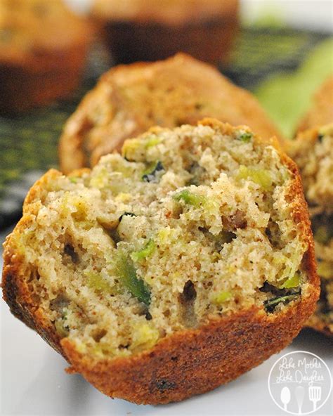 Zucchini Muffins - Like Mother, Like Daughter