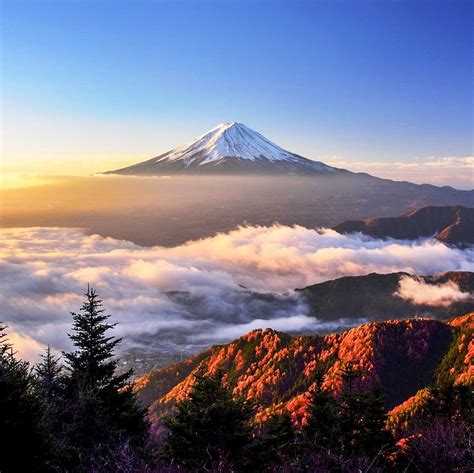 Mountain Photos, Mount Fuji, All Over The World, Mount Rainier, Japan ...