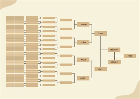 9 or 10 Generation Family Tree Chart in Illustrator, PDF - Download | Template.net