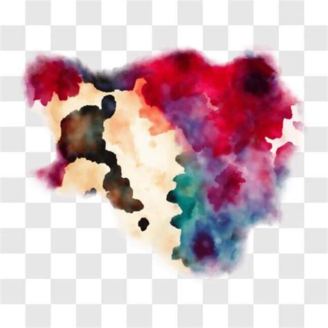 Download Watercolor Painted Map of the United States PNG Online - Creative Fabrica