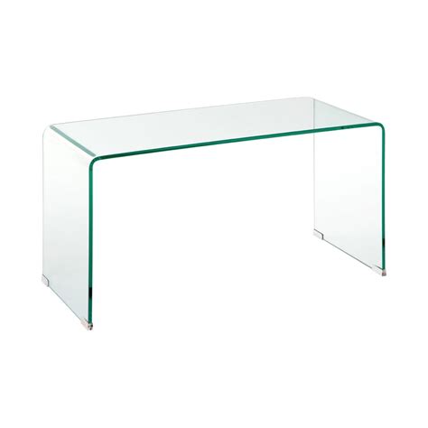BENT CLEAR GLASS COFFEE TABLE - The Home Market