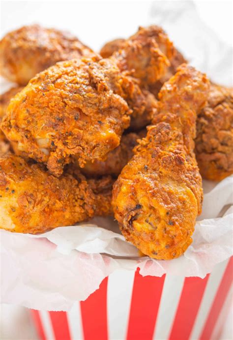 Air fryer KFC Southern Fried Chicken Drumsticks - Pretty Delicious Eats