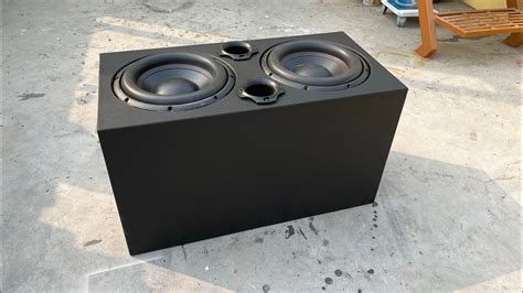 Dual 12” subwoofer enclosure - YouTube