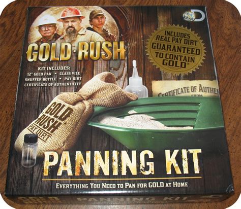 Experience Panning for Gold at Home with the GOLD RUSH Panning Kit ...