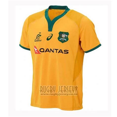 Australia Rugby Jersey 2018-19 Home | RUGBYJERSEY.CO.NZ