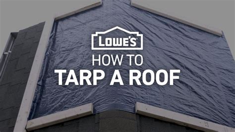 How to Tarp a Roof