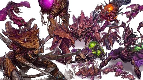 Zerg Army Creature Feature, Creature Design, Starcraft Zerg, Monster Go, Lovecraftian Horror ...