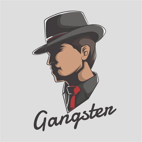 Gangster logo. Mafia vector illustration 13751547 Vector Art at Vecteezy