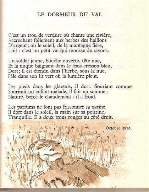 le dormeur du val (Arthur Rimbaud)