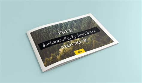 Landscape Brochure – 4 Free PSD Mockups