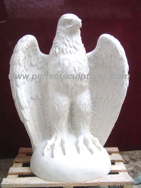 China Carving Stone Marble Eagle Statue Animal for Garden Sculpture (SY ...