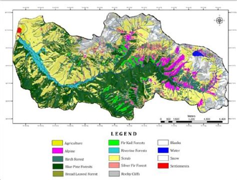 Vegetation Map of Dachigam National Park | Download Scientific Diagram