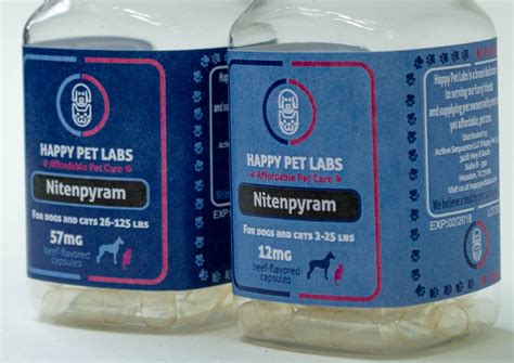 200 Nitenpyram Generic Capstar Flea Control for Cats & Dogs 2-25lbs ...