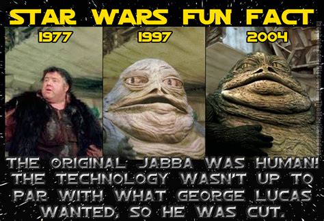 MOVIES: Jabba The Hutt Was A Human