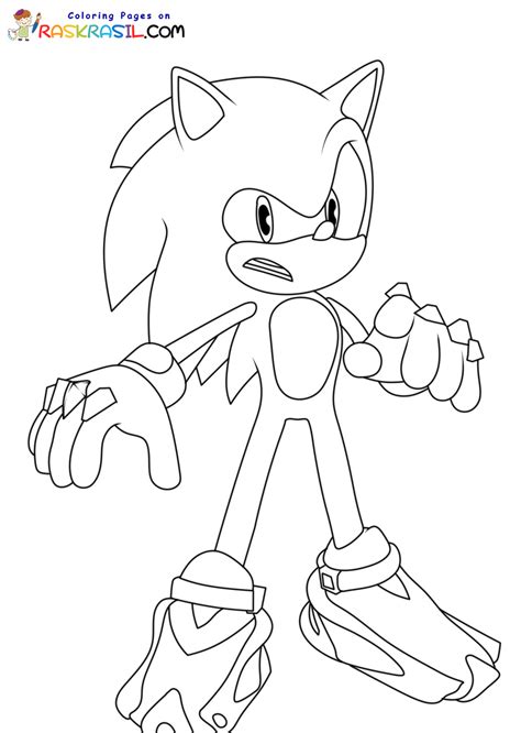 Sonic Prime Coloring Pages