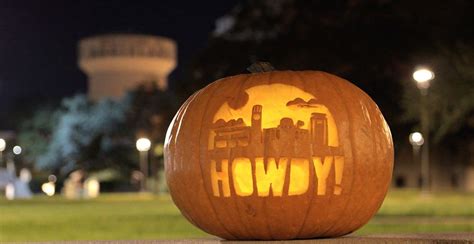 Texas A&M Pumpkin Carving Stencils - Texas A&M Today