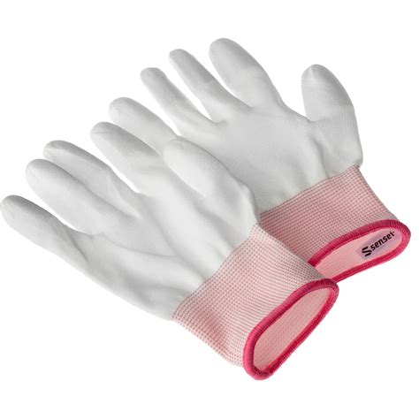 Sensei Anti-Static Gloves (Small, White) ASCG-WS B&H Photo Video