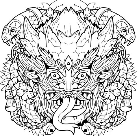 japanese demon oni 11374509 Vector Art at Vecteezy