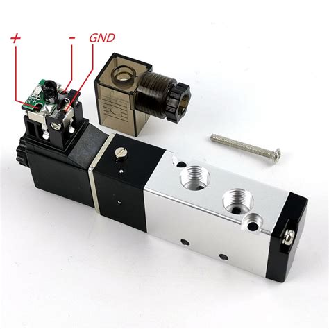 24VDC Solenoid Pneumatic Valve - 5/2 Way