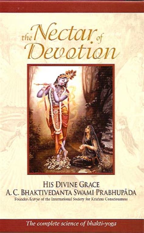 The Nectar of Devotion Hardcover NOD Krishna Culture - Etsy