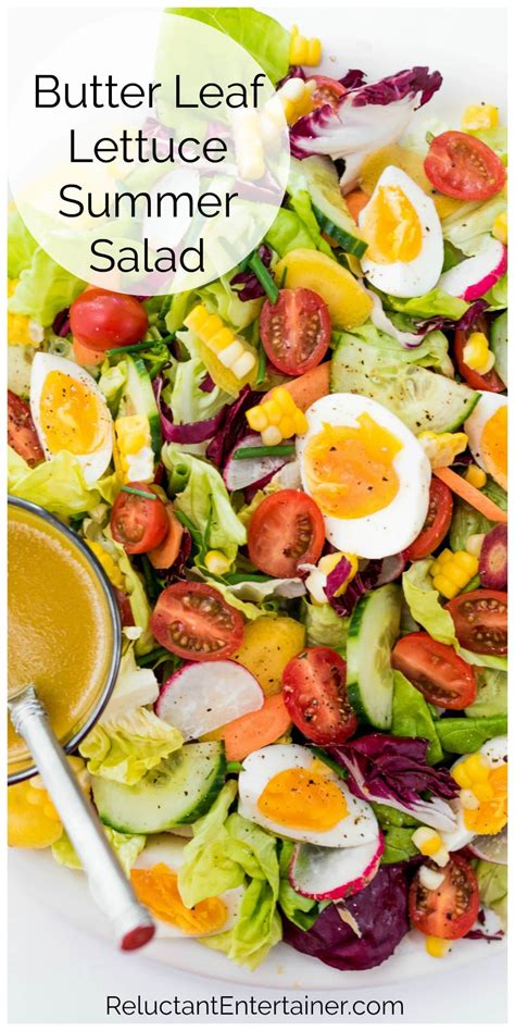 Butter Leaf Lettuce Summer Salad | Recipe | Lettuce salad recipes, Lettuce recipes, Summer salads