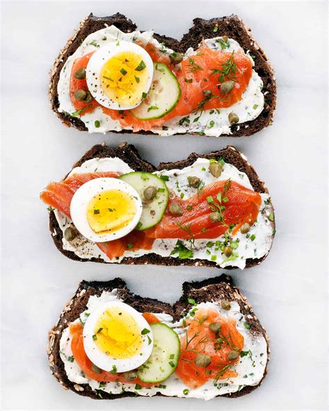 Maple Smoked Salmon Tartines with Cucumbers & Eggs | Last Ingredient