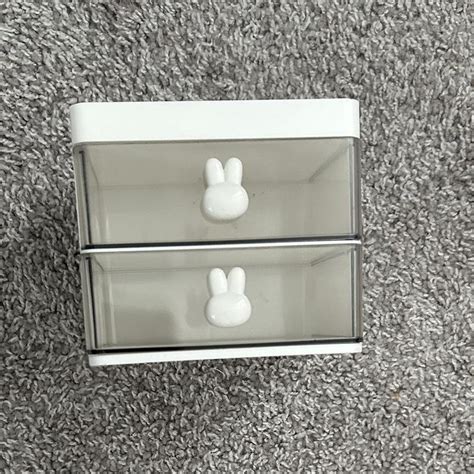 cute small bunny storage container! fits perfect for... - Depop