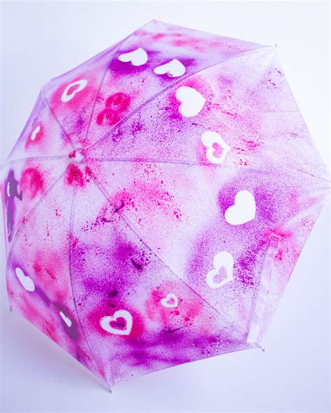Kids Craft Week: Spray Painted Umbrellas | Design Improvised