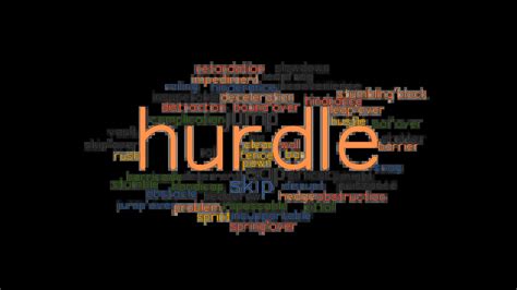 HURDLE: Synonyms and Related Words. What is Another Word for HURDLE ...