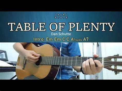 Table Of Plenty - Guitar Chords - YouTube