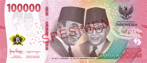 Ciri Uang Rupiah Kertas Pecahan 100.000 Tahun Emisi 2022 | Hukum Positif Indonesia