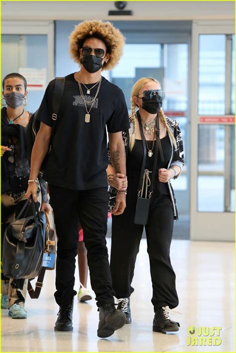 Madonna Holds Hands with Boyfriend Ahlamalik Williams at the Airport - New Photos!: Photo ...