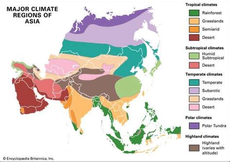 Asia - Climate | Britannica.com