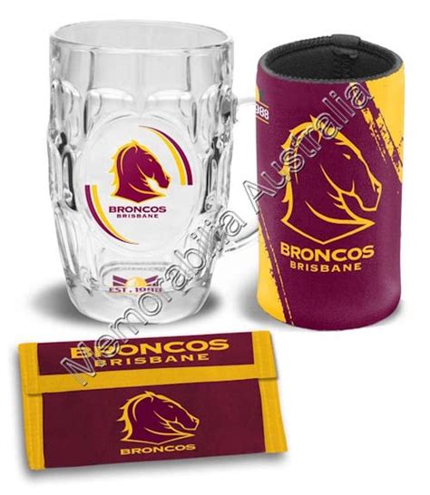 Broncos NRL Supporter Pack :: Brisbane Broncos :: NRL - Rugby League :: Sports Merchandise ...