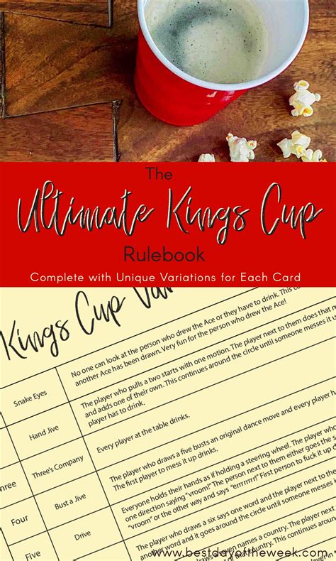 The Ultimate Guide to Kings Cup | Drinking games, Fun drinking games, Drinking games for parties