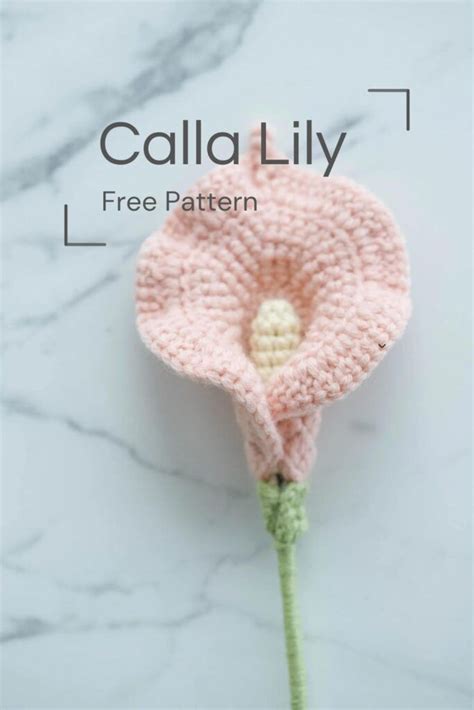 how to crochet calla lily|hookok.com | Crochet flower patterns, Crochet ...