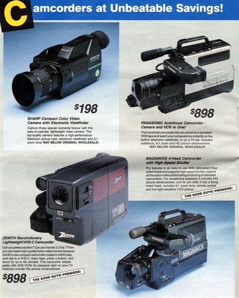 Vintage camcorders revolutionized how we captured memories (1970s-1990s ...