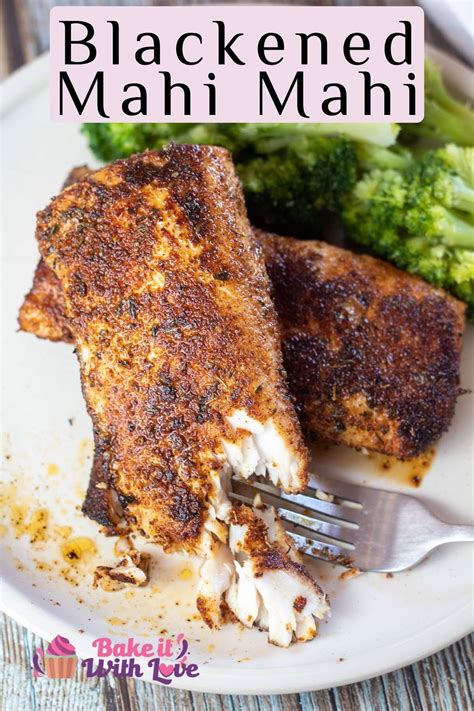 Blackened Mahi Mahi | Bake It With Love