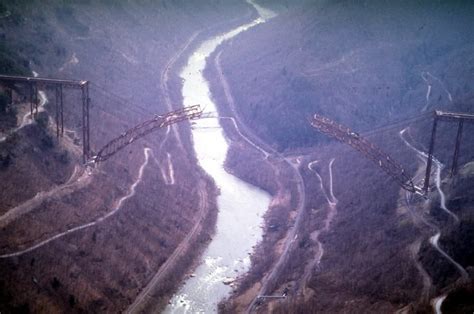 New River Gorge Bridge during construction | New river gorge, West ...