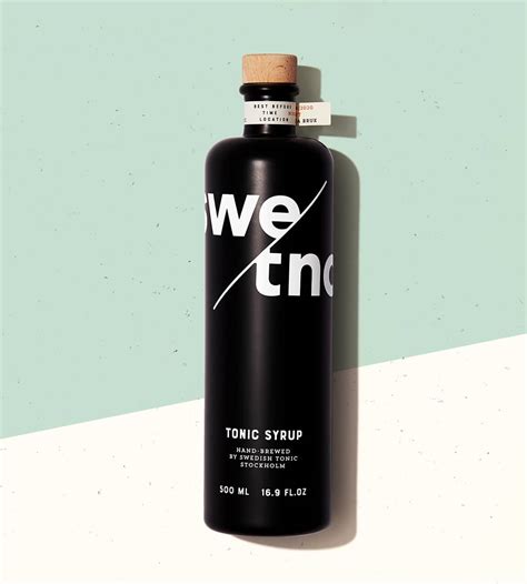 Swedish Tonic Syrup 500ml - En svenk & handtillverkad tonicsirap till GTn