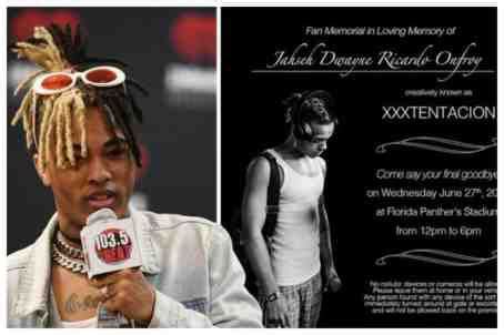 Rapper, Xxxtentacion To Have An Open Casket Funeral (read More ...