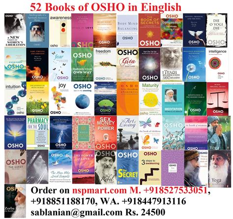 52 Books of Osho in English - NSP Mart